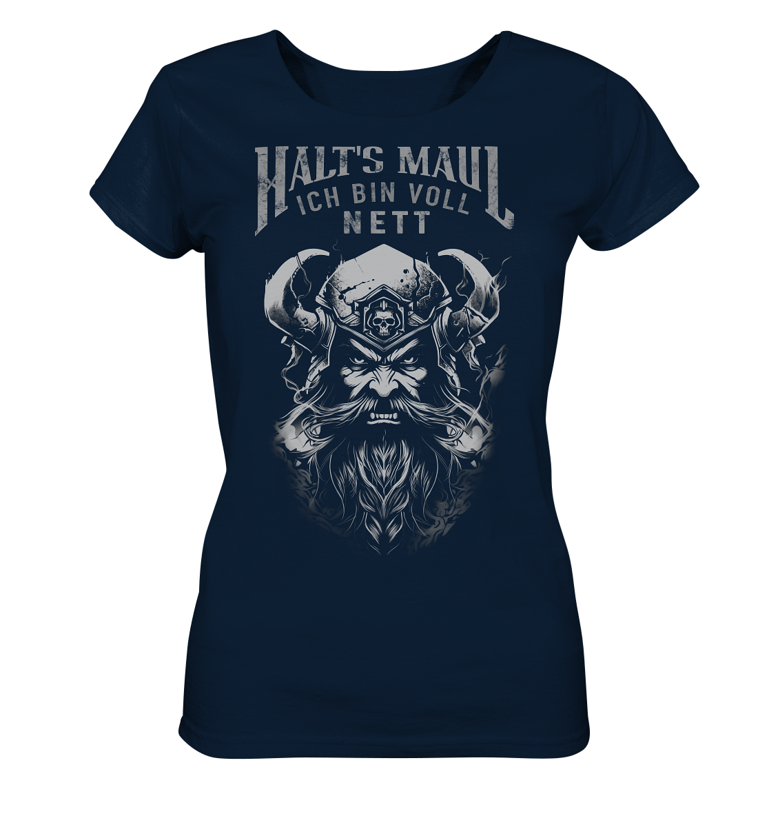 Halt's MauL Ich Bin Voll Nett - Ladies Organic Shirt