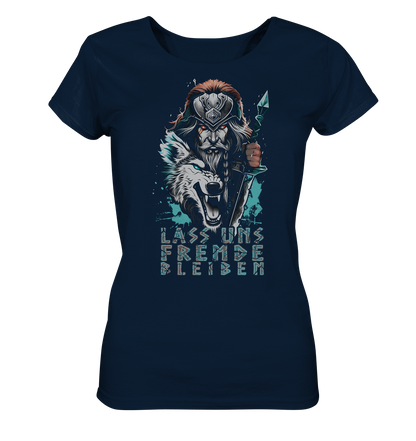 Wikinger Krieger Wolf - Ladies Organic Shirt