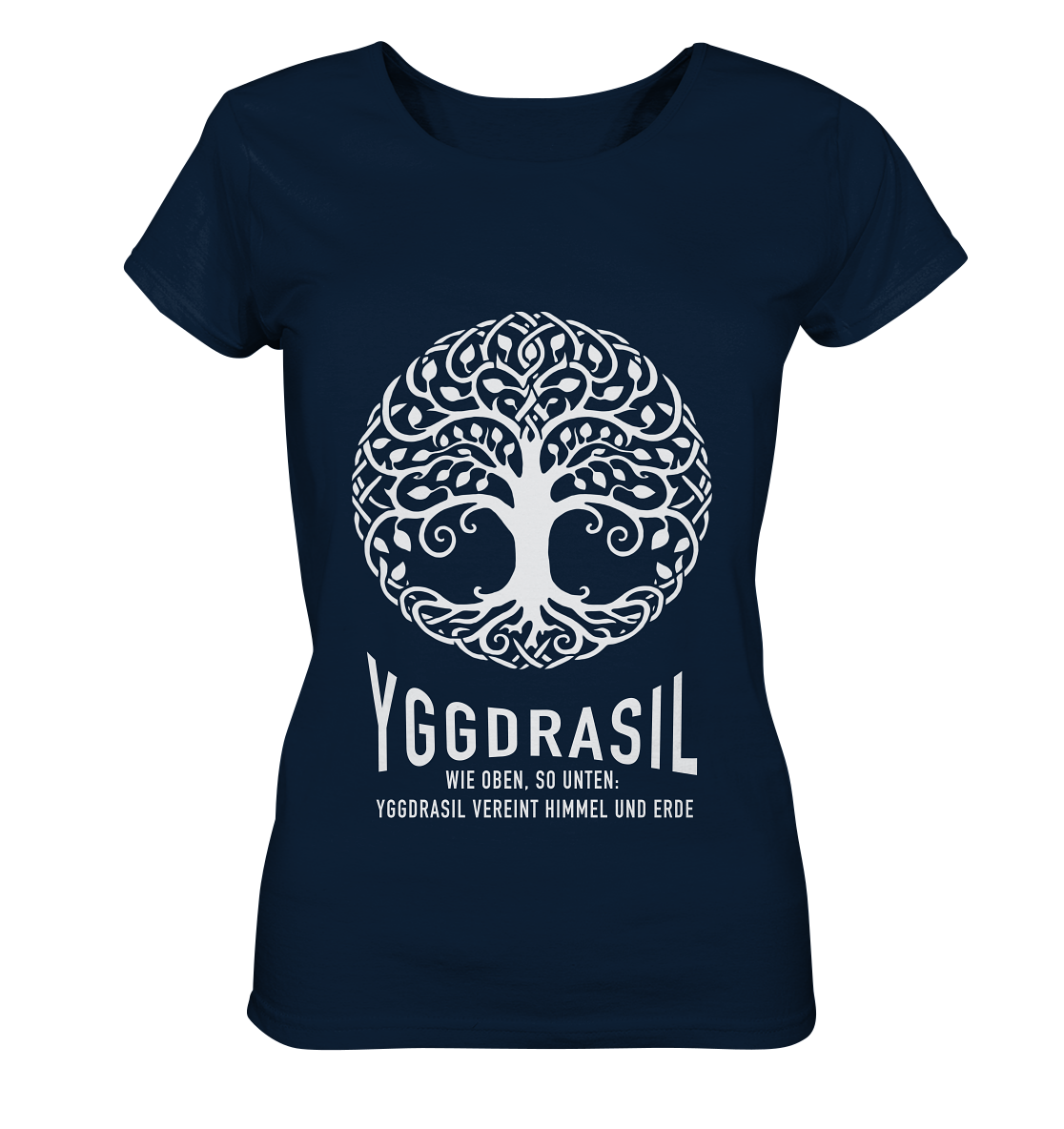 Yggdrasil Wie Oben, So Unten - Ladies Organic Shirt