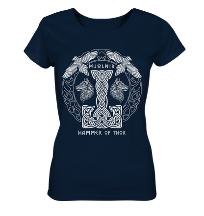 Mjölnir Hammer Of Thor - Ladies Organic Shirt