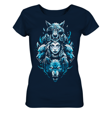 Kriegerin Wölfe - Ladies Organic Shirt