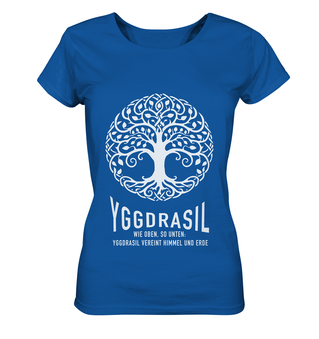 Yggdrasil Wie Oben, So Unten - Ladies Organic Shirt