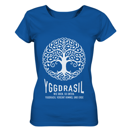 Yggdrasil Wie Oben, So Unten - Ladies Organic Shirt