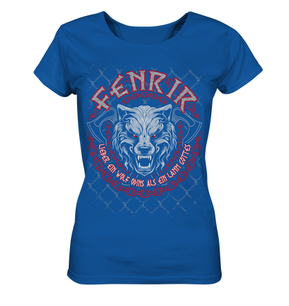 Nordic Wolf   Fenrir - Ladies Organic Shirt