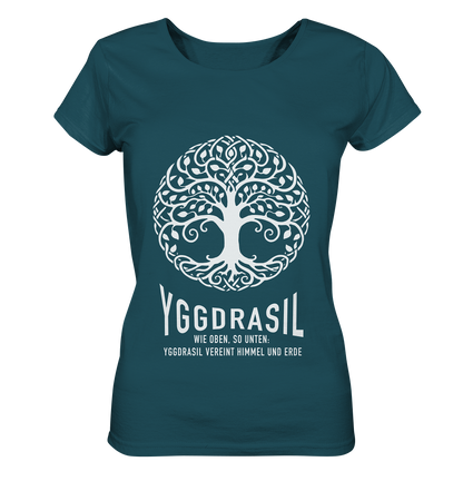 Yggdrasil Wie Oben, So Unten - Ladies Organic Shirt