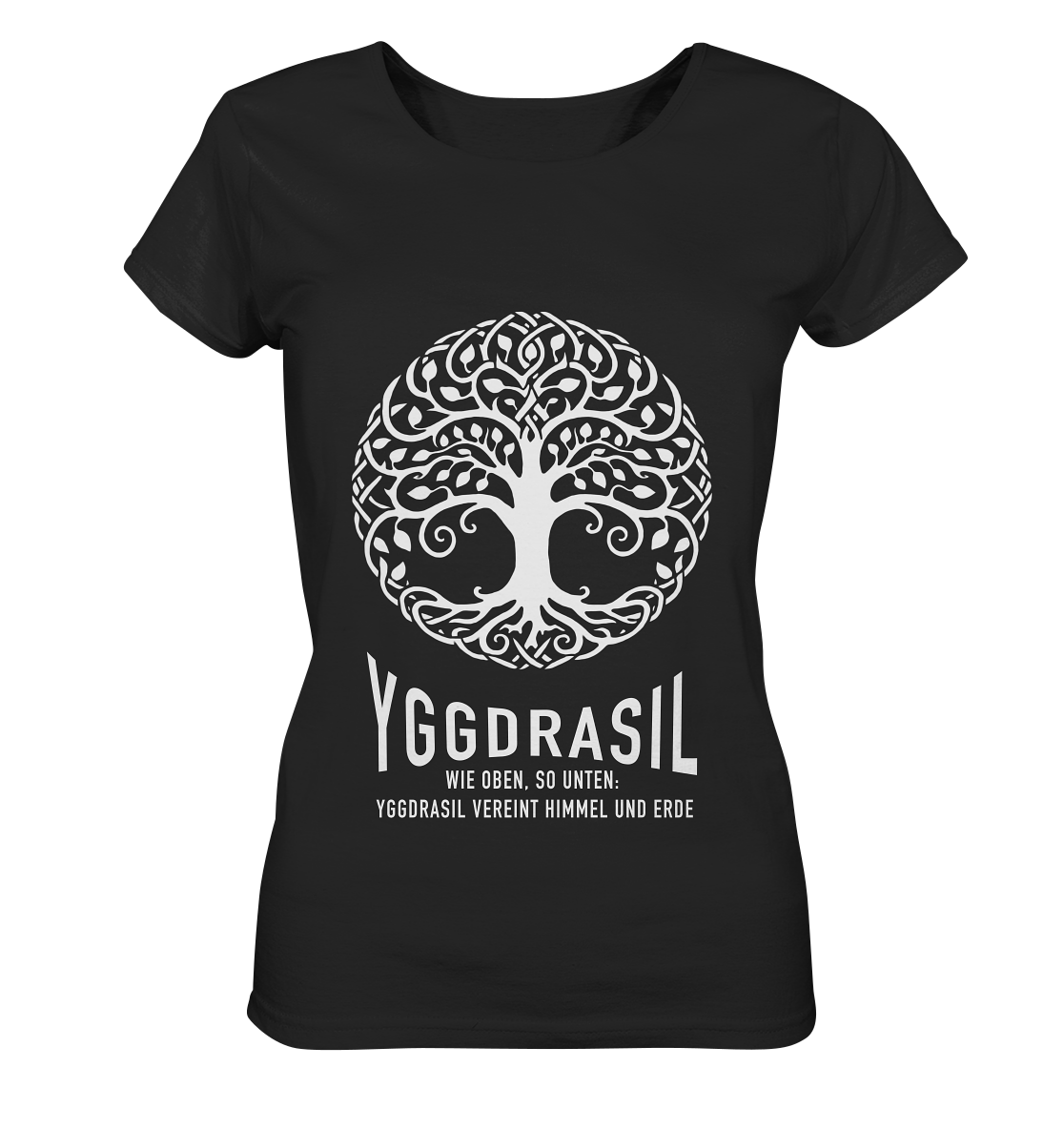 Yggdrasil Wie Oben, So Unten - Ladies Organic Shirt