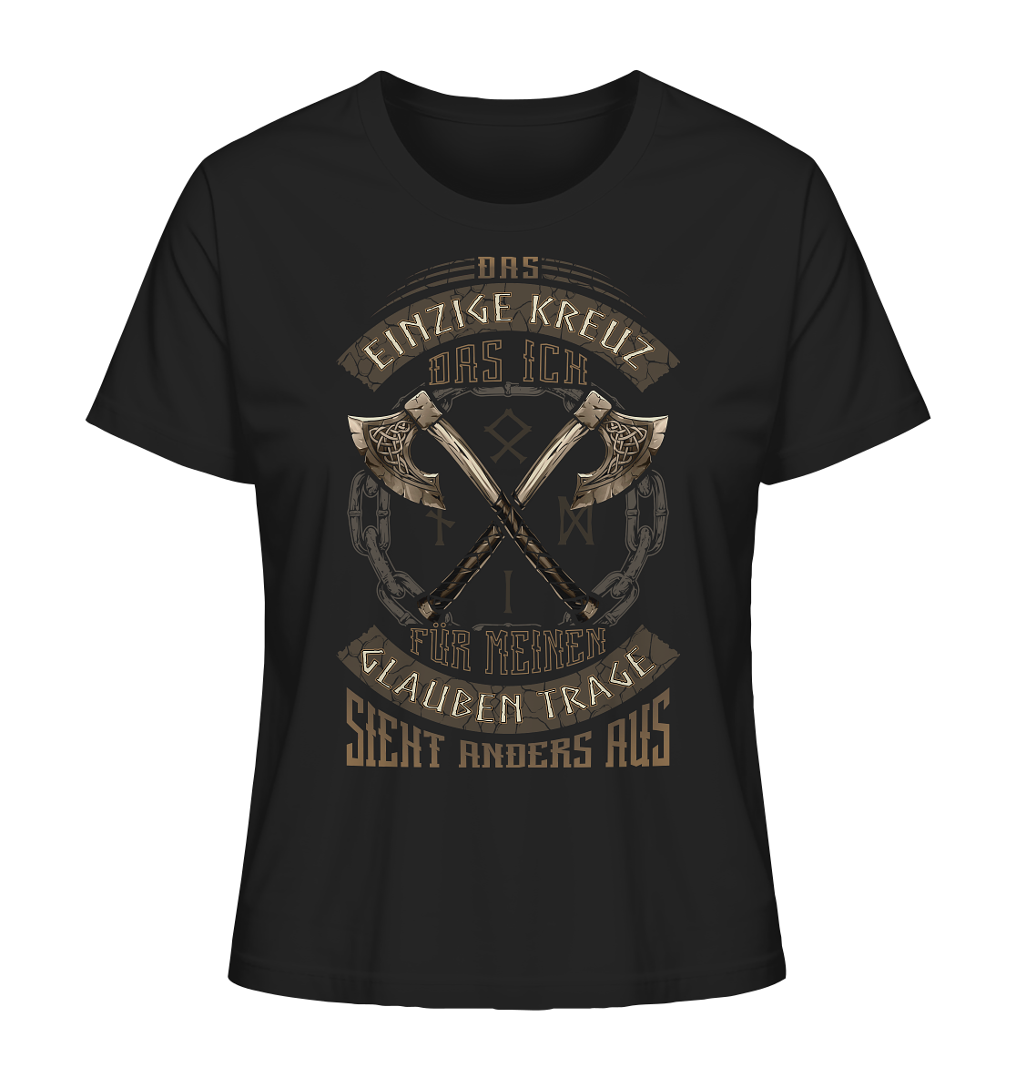 Das Einzige Kreuz Das Ich   - Ladies Organic Shirt