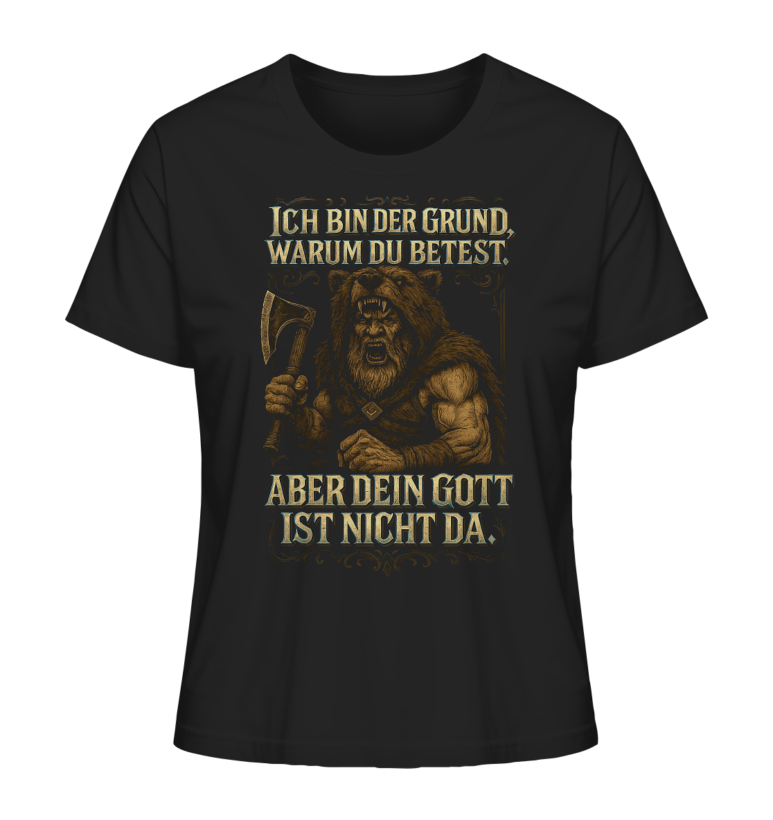 Ich Bin Der Grund ... - Ladies Organic Shirt