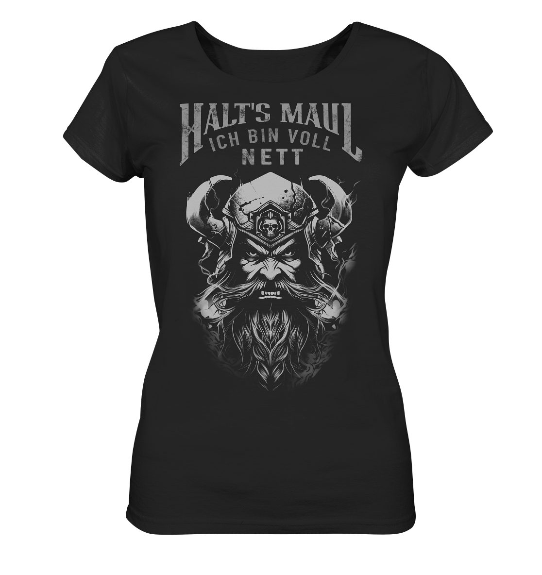 Halt's MauL Ich Bin Voll Nett - Ladies Organic Shirt