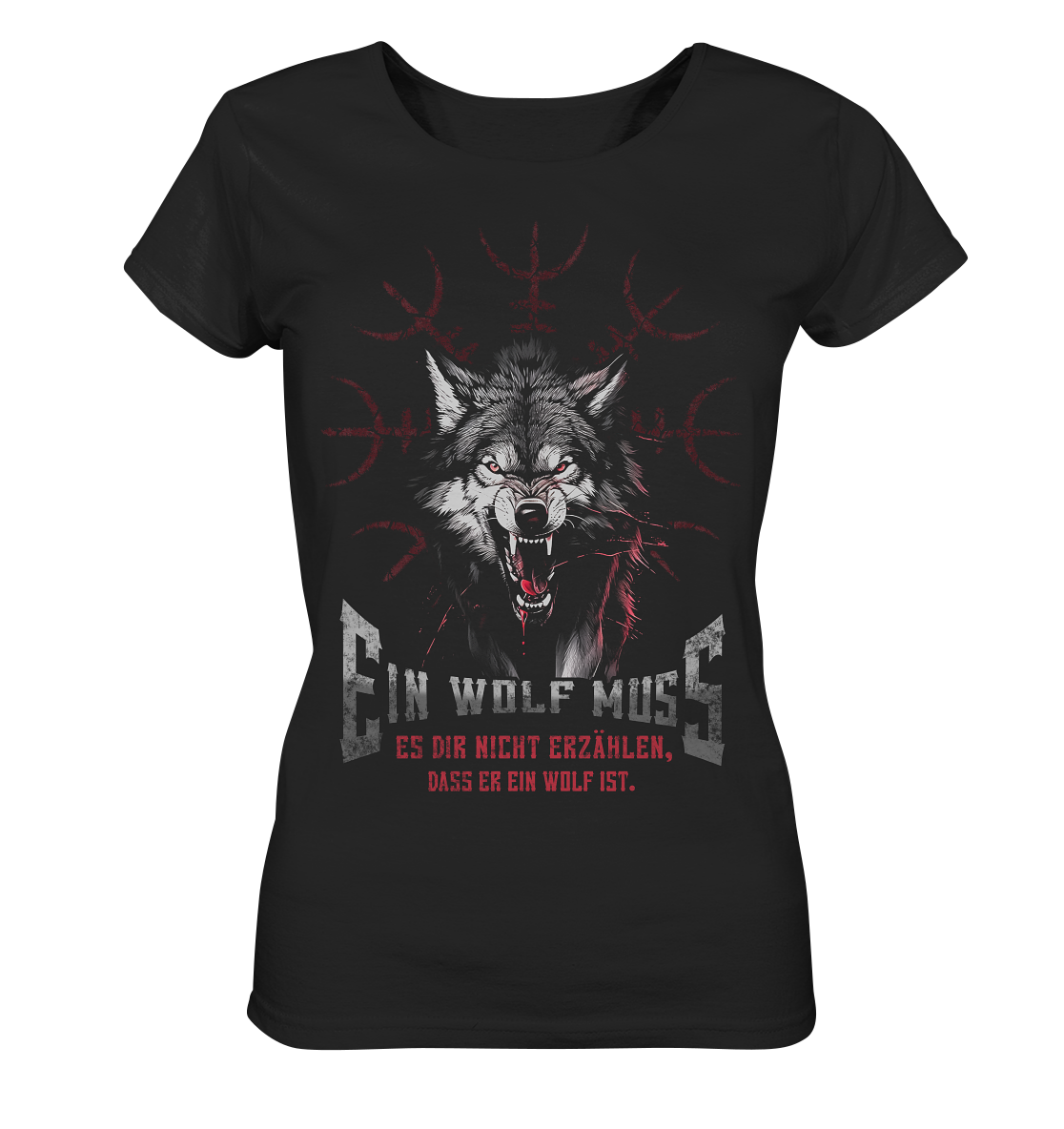 Nordischer Wolf - Ladies Organic Shirt