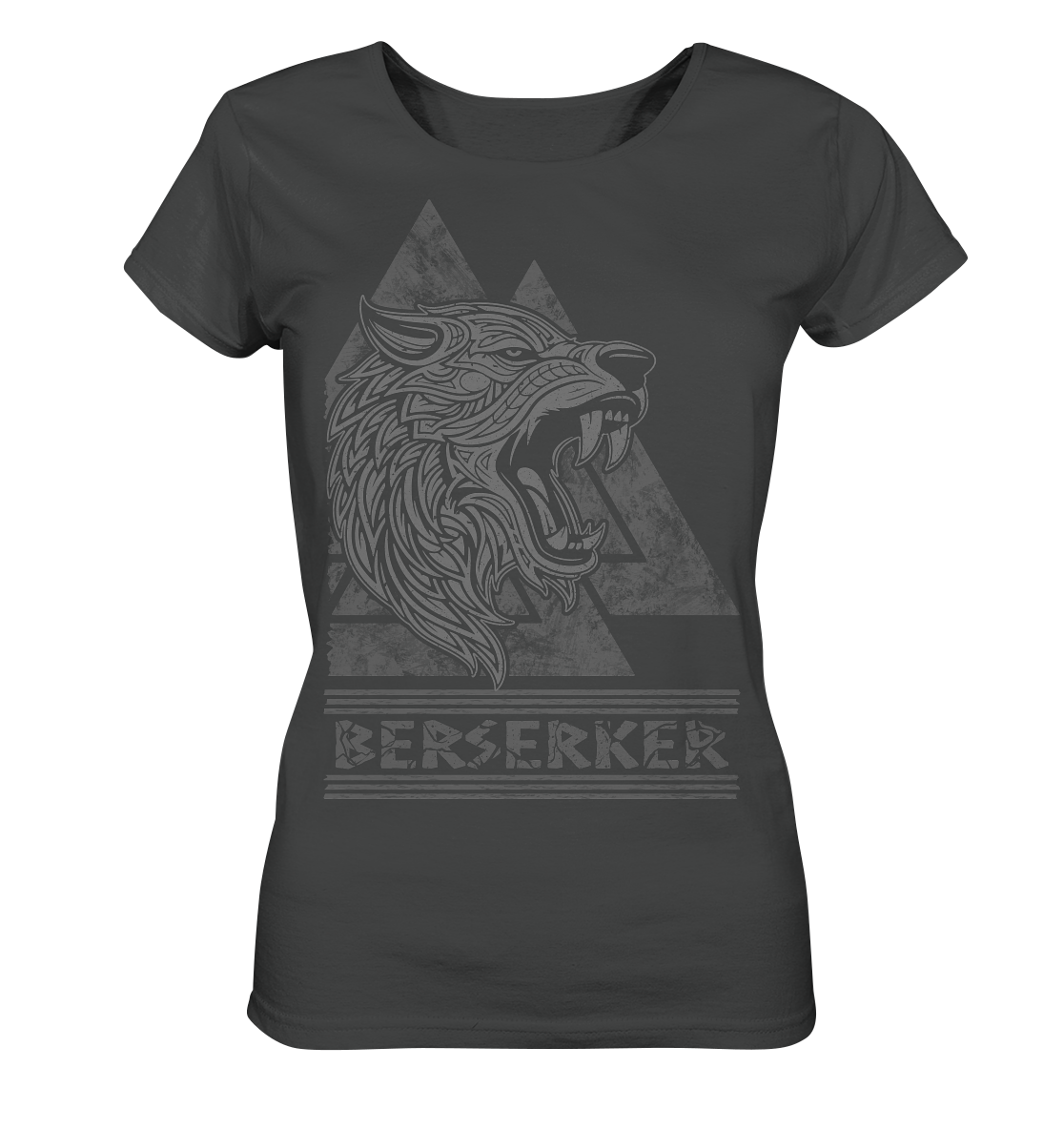 Nordic Wolf Berserker  - Ladies Organic Shirt