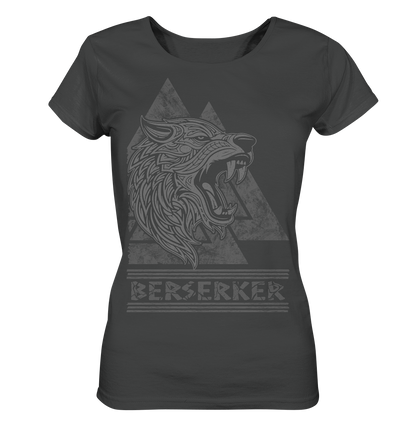 Nordic Wolf Berserker  - Ladies Organic Shirt