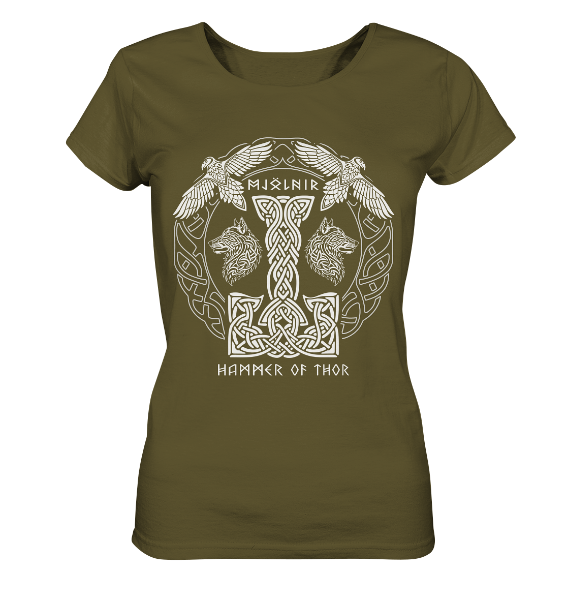 Mjölnir Hammer Of Thor - Ladies Organic Shirt