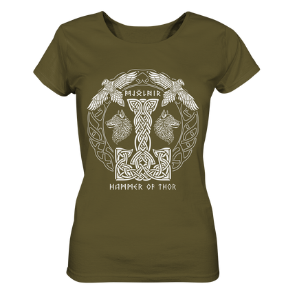 Mjölnir Hammer Of Thor - Ladies Organic Shirt