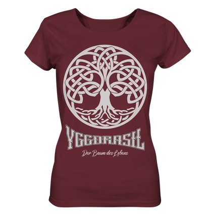 Yggdrasil Der Baum Des Lebens - Ladies Organic Shirt