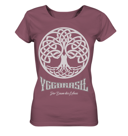 Yggdrasil Der Baum Des Lebens - Ladies Organic Shirt