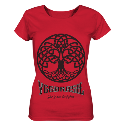 Yggdrasil Der Baum Des Lebens - Ladies Organic Shirt