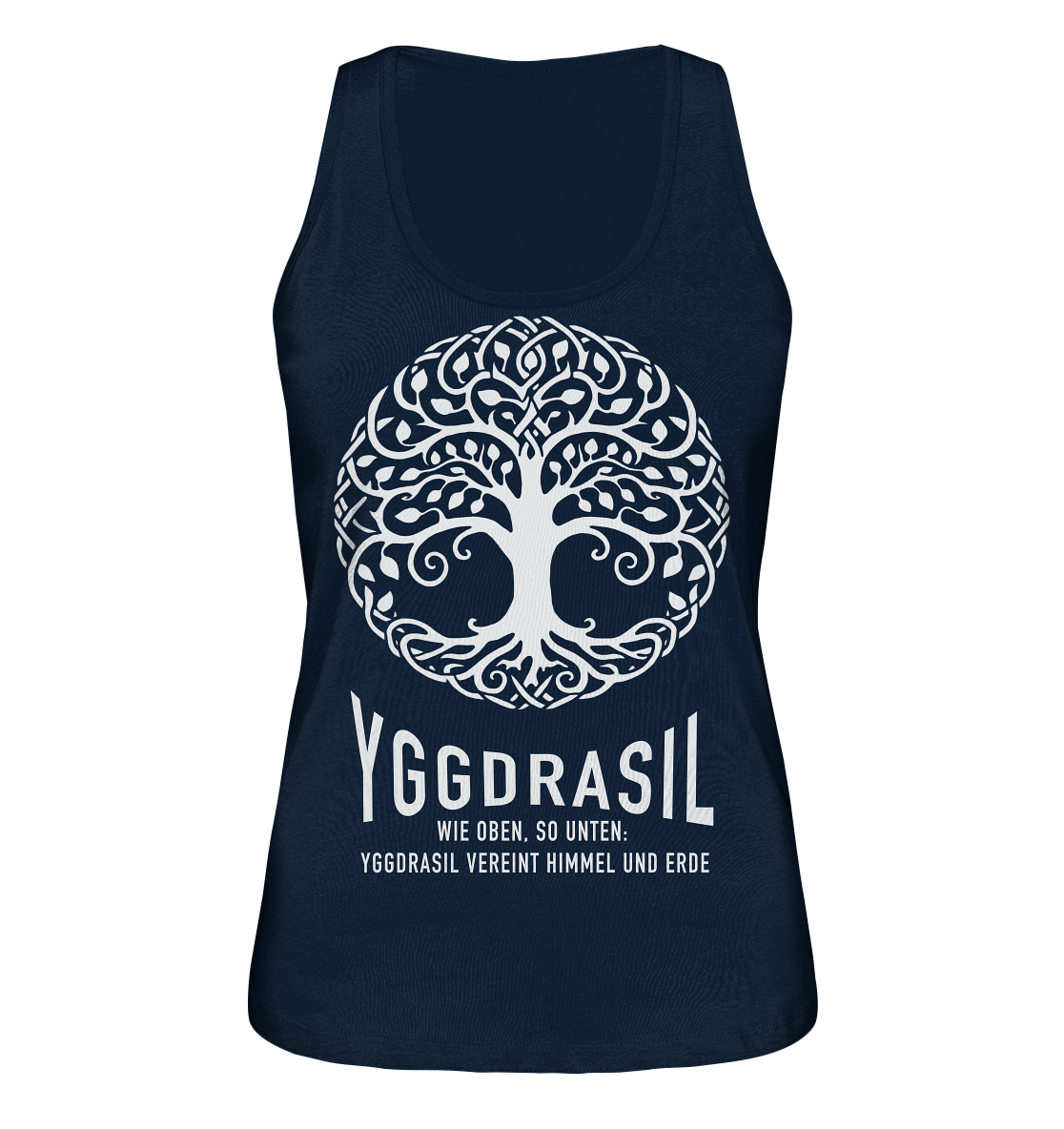 Yggdrasil Wie Oben, So Unten - Ladies Organic Tank-Top