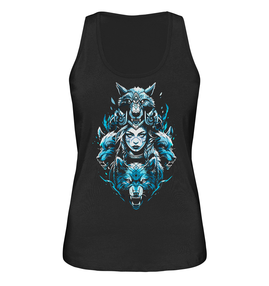 Kriegerin Wölfe - Ladies Organic Tank-Top