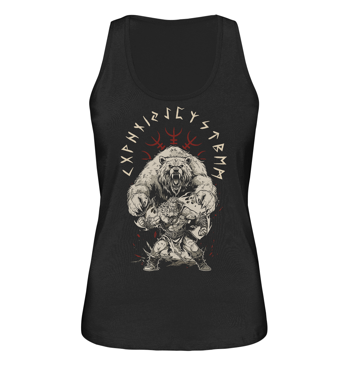 Wikinger Bär Aegishjalmur - Ladies Organic Tank-Top