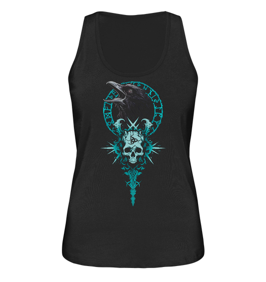 Rabe Valknut  Schädel - Ladies Organic Tank-Top