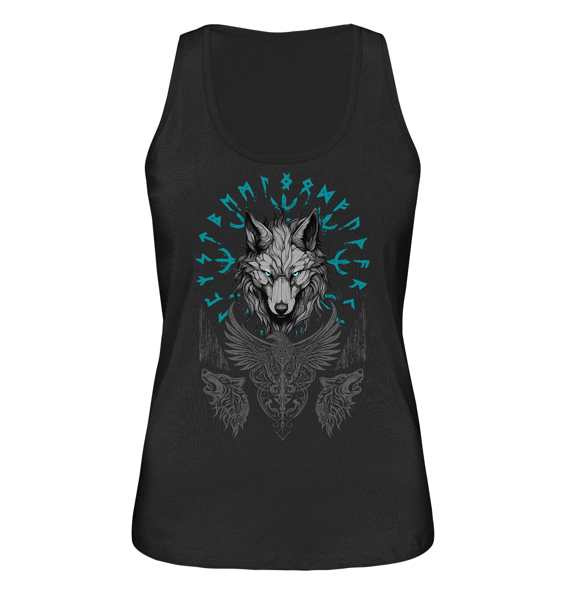 Wolf Vegvisir - Ladies Organic Tank-Top