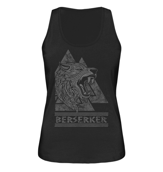 Nordic Wolf Berserker  - Ladies Organic Tank-Top