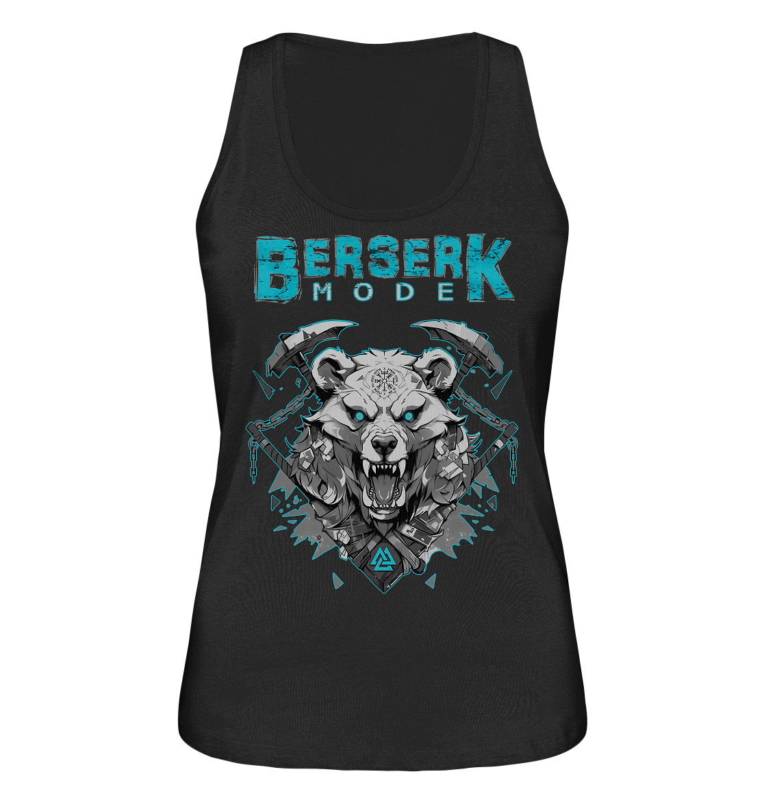 Berserk Mode Bear - Ladies Organic Tank-Top