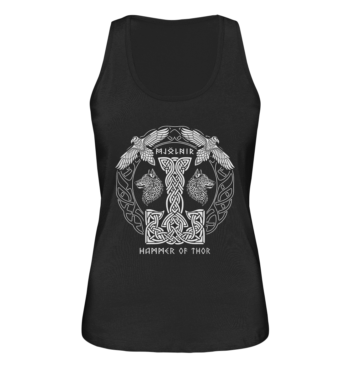 Mjölnir Hammer Of Thor - Ladies Organic Tank-Top