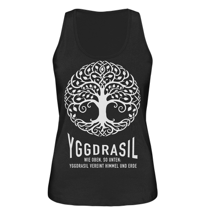 Yggdrasil Wie Oben, So Unten - Ladies Organic Tank-Top