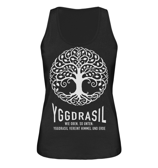 Yggdrasil Wie Oben, So Unten - Ladies Organic Tank-Top