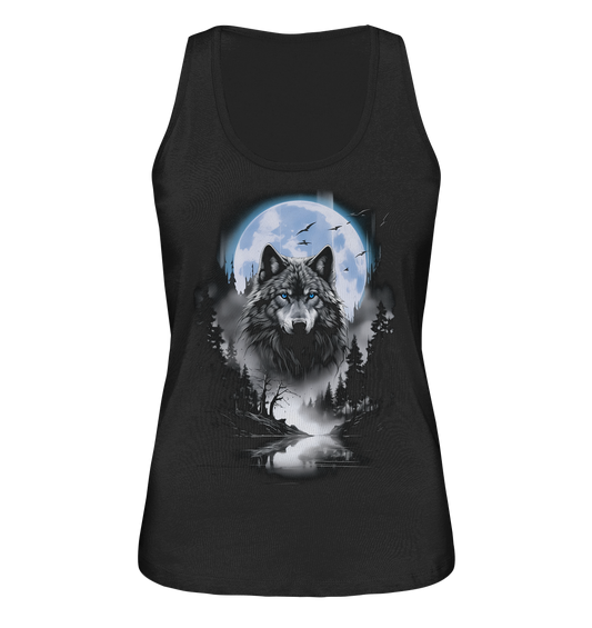 Wolf in Freier Natur - Ladies Organic Tank-Top