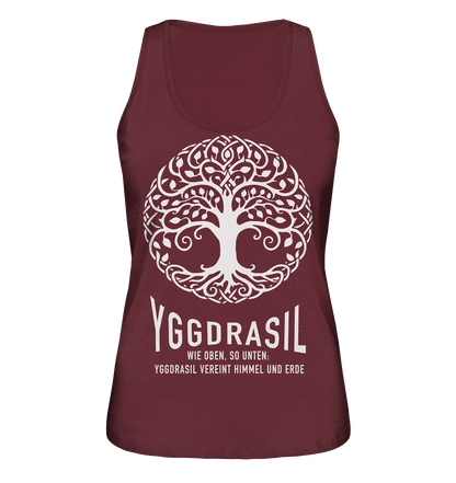 Yggdrasil Wie Oben, So Unten - Ladies Organic Tank-Top