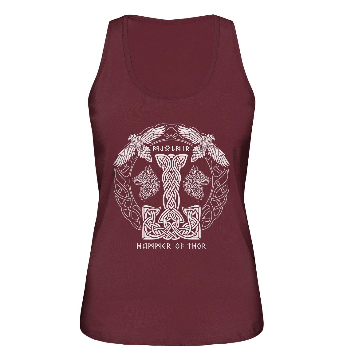 Mjölnir Hammer Of Thor - Ladies Organic Tank-Top