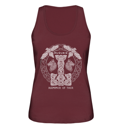 Mjölnir Hammer Of Thor - Ladies Organic Tank-Top