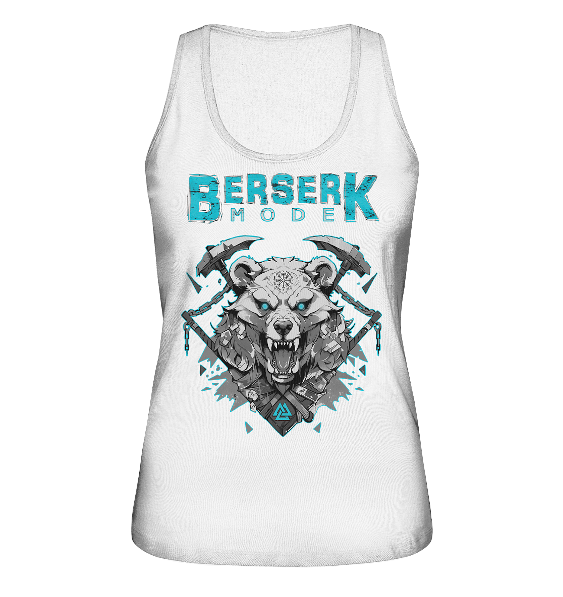 Berserk Mode Bear - Ladies Organic Tank-Top