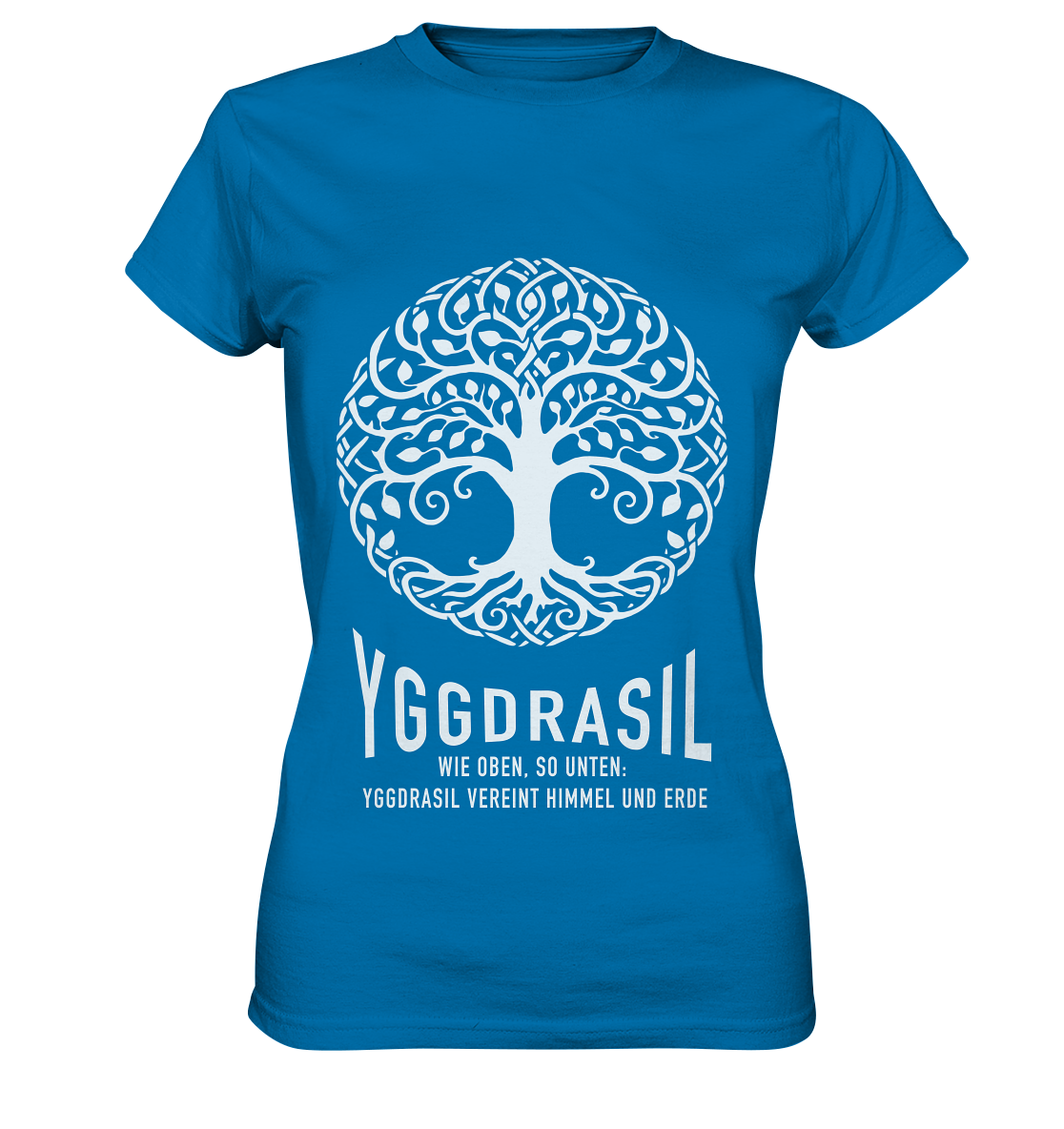 Yggdrasil Wie Oben, So Unten - Ladies Premium Shirt