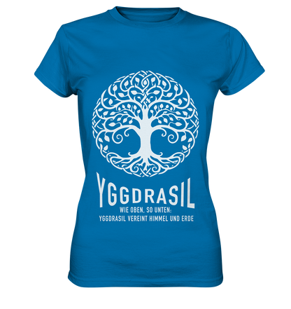 Yggdrasil Wie Oben, So Unten - Ladies Premium Shirt