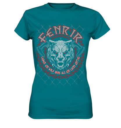 Nordic Wolf   Fenrir - Ladies Premium Shirt