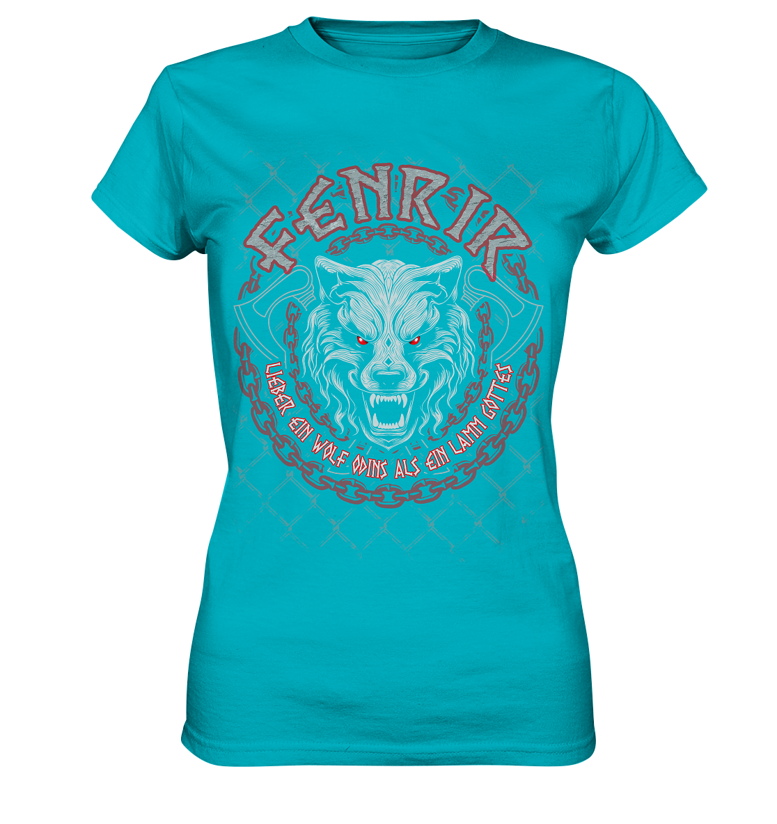 Nordic Wolf   Fenrir - Ladies Premium Shirt