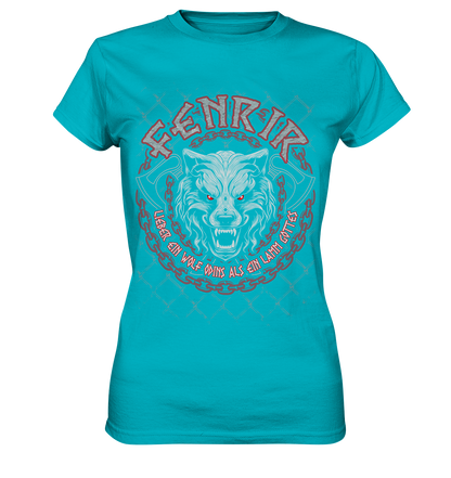 Nordic Wolf   Fenrir - Ladies Premium Shirt