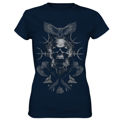 Skull Aegishjalmur - Ladies Premium Shirt