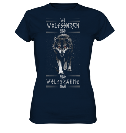 Wolfsohren Wolfszähne  - Ladies Premium Shirt