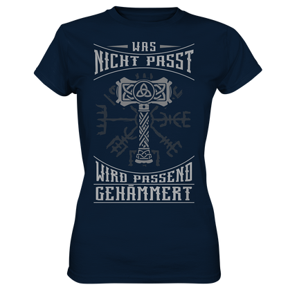 Was Nicht Passt ....  - Ladies Premium Shirt