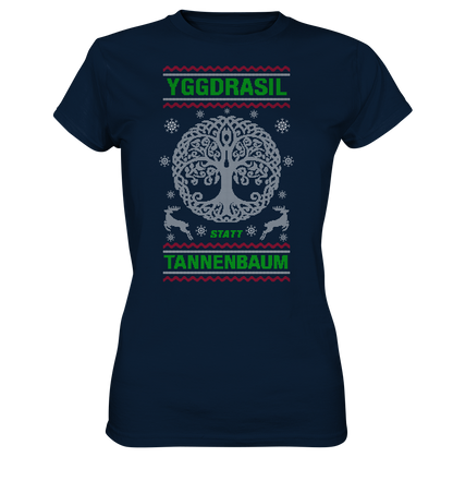 Yggdrasil Statt Tannenbaum - Ladies Premium Shirt