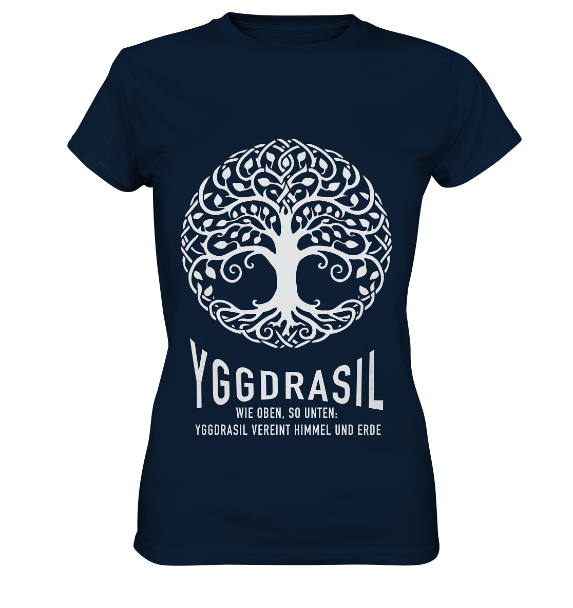 Yggdrasil Wie Oben, So Unten - Ladies Premium Shirt