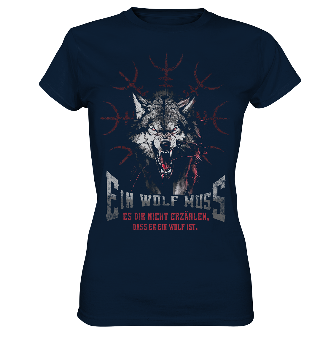 Nordischer Wolf - Ladies Premium Shirt