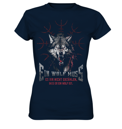 Nordischer Wolf - Ladies Premium Shirt