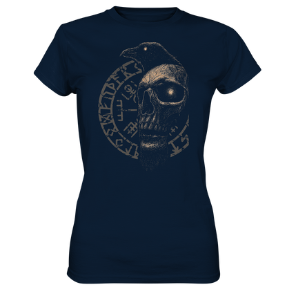 Rabe, Schädel, Vegvisir - Ladies Premium Shirt
