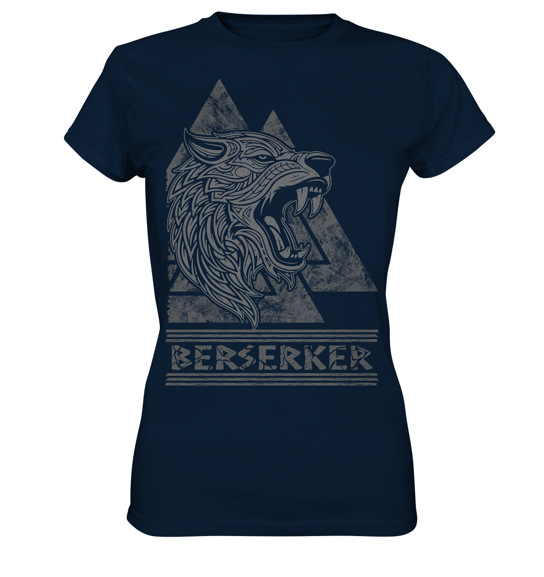 Nordic Wolf Berserker  - Ladies Premium Shirt